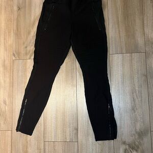 Athleta Black Headlands Hybrid Moto Tight